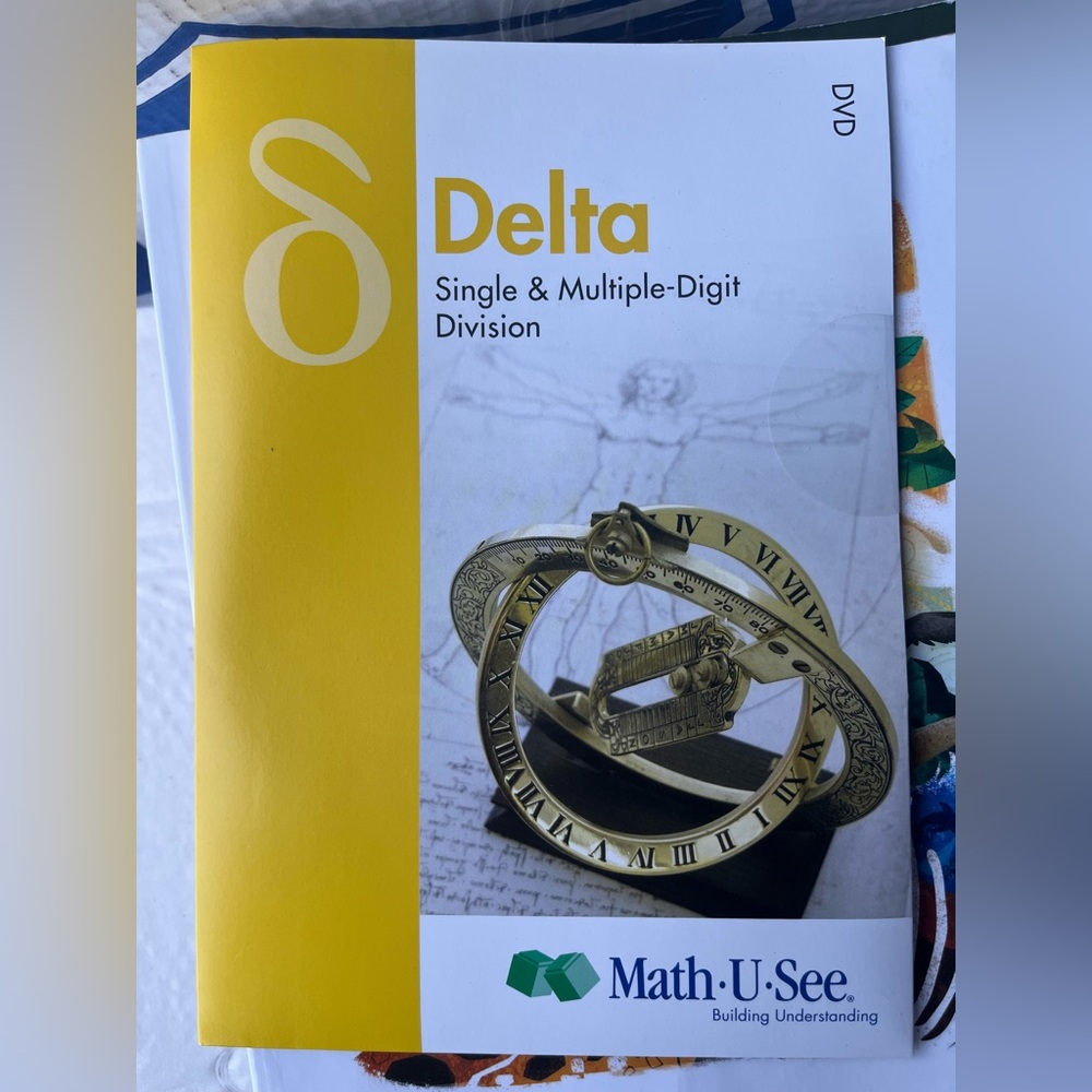 Delta: Single & Multiple-Digit DIvision by Math-U-See DVD New Homeschool